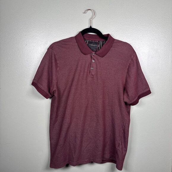Demin & Flower Men Lightweight 3‎ Button Polo Brick Modern Fit XL * Read Size* - Picture 1 of 13